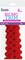 Essentials By Leisure Arts Ric Rac 1/2" 4 yards Red - rick rack trim for sewing - wavy ric rac trim for sewing and crafts - ric rac ribbon - rick rack trim red